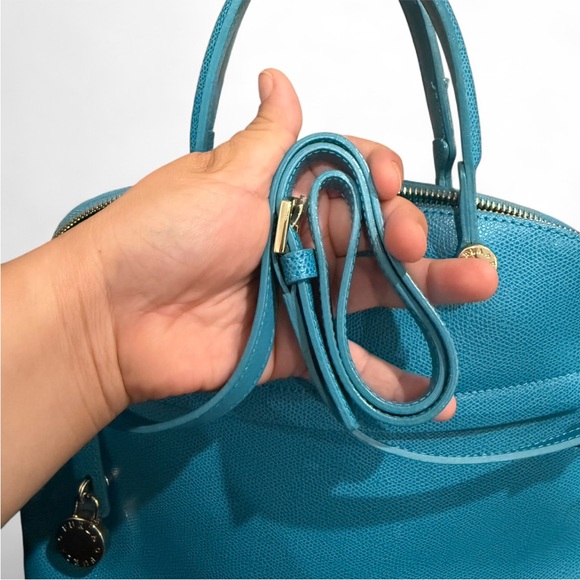 Furla Elegant Teal / Turquoise Crossbody Handbag - Picture 8 of 10